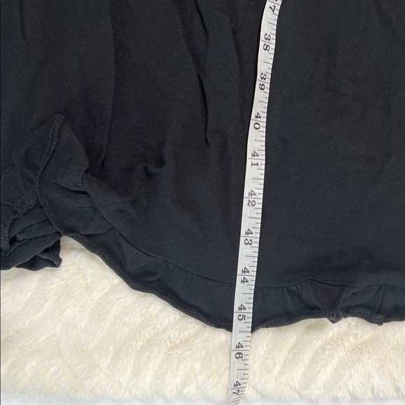 J.Crew Black Ruffle Tiered Midi Dress – Size M – EUC - Picture 7 of 9